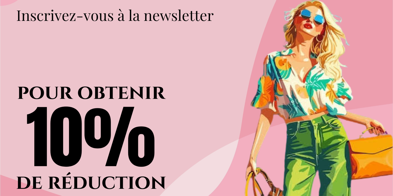 Newsletter popup background